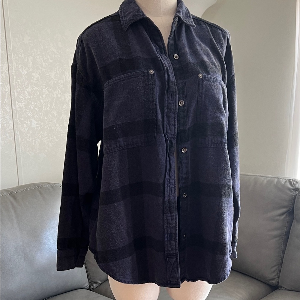 Aerie anytime Fave Flannel Button Down Shirt. XXS